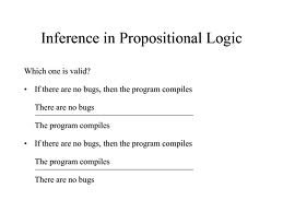 inference rules propositional logic exam sample argument valid if invalid whether determine rule state used